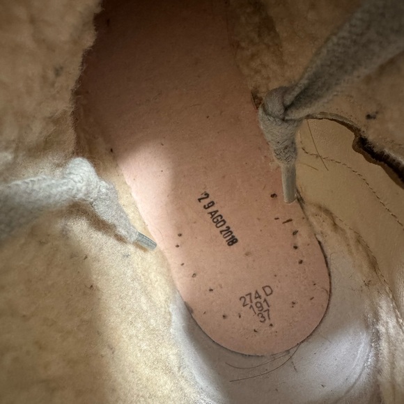 Golden Goose Francy Silver Glitter Suede & Shearling Sneaker sz 37 - Picture 13 of 13